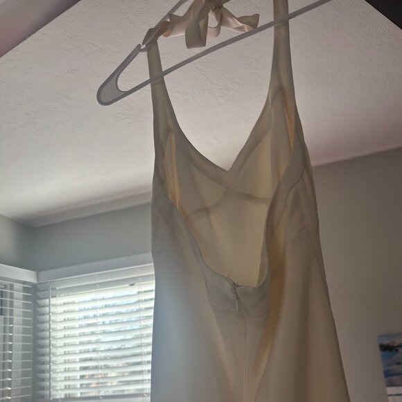 J Crew 100% Silk Halter Gown • 4 - Picture 4 of 10
